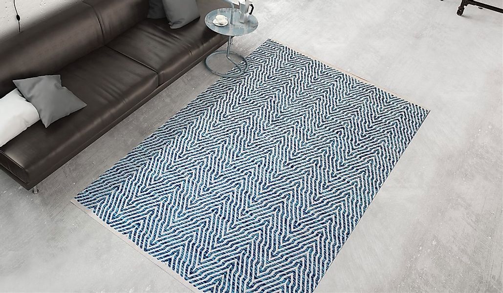 Kayoom Teppich "Aperitif 410" rechteckig 7 mm Höhe weiche Haptik,fusselarm, günstig online kaufen