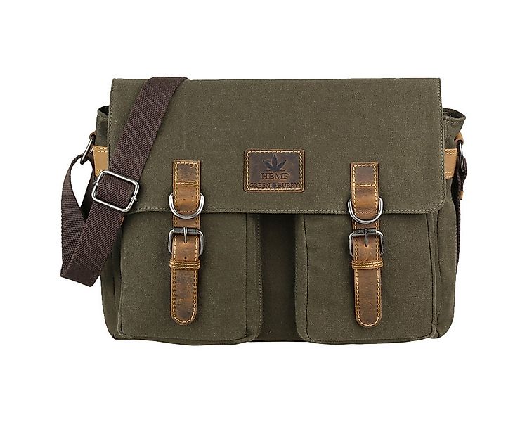 Greenburry Umhängetasche Vintage Hemp Messenger Bag Umhängetasche Schultert günstig online kaufen