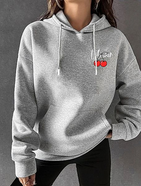 RMK Kapuzenpullover Damen Pullover L'Amour Winter Hoodie Hoody Oversized Sw günstig online kaufen