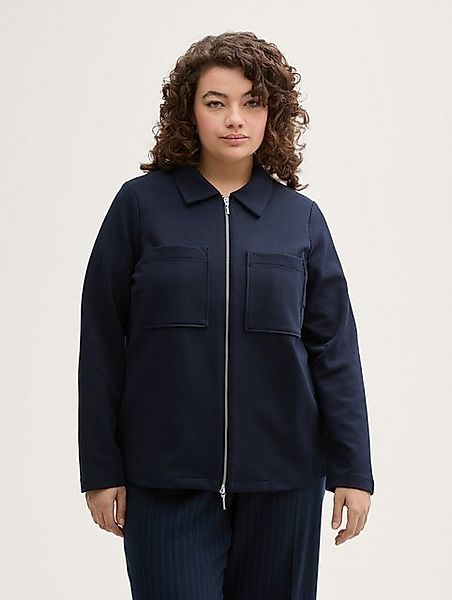 TOM TAILOR PLUS Jackenblazer Plus Size - Jacke mit Brusttaschen günstig online kaufen