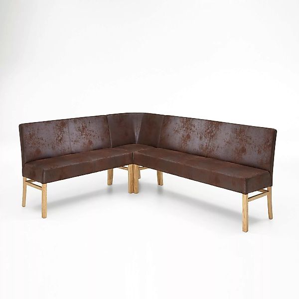 Eckbank aus Stoff 200 x 180 cm mit Holzgestell Sophie günstig online kaufen