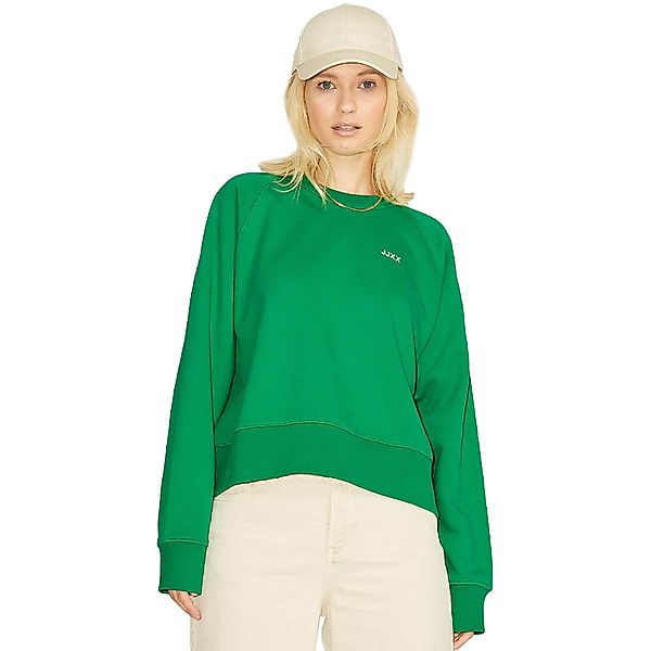 Jjxx Caitlyn Oversize Time Pullover XS Jolly Green / Detail Emb Moonbeam günstig online kaufen