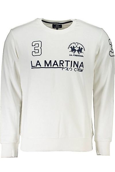 La Martina Sweatshirt Herren-Sweatshirt Weiß: Langarm günstig online kaufen