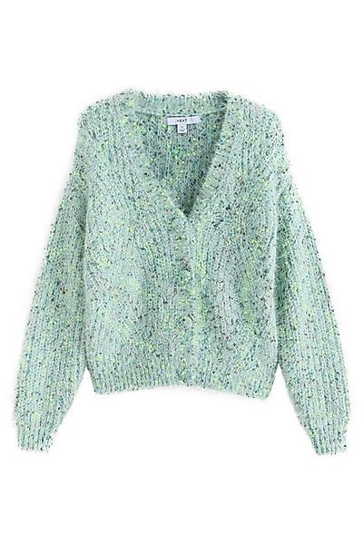 Next Strickjacke Strukturierte Strickjacke mit V-Ausschnitt (1-tlg) günstig online kaufen