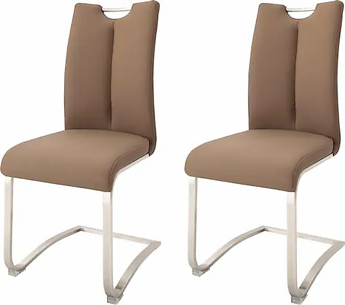 MCA furniture Freischwinger »Artos«, (Set), 2 St., Leder, Stuhl mit Echtled günstig online kaufen