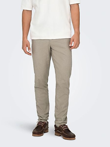ONLY & SONS "ONSMARK PETE SLIM DOBBY 0058 PANT NOOS" günstig online kaufen