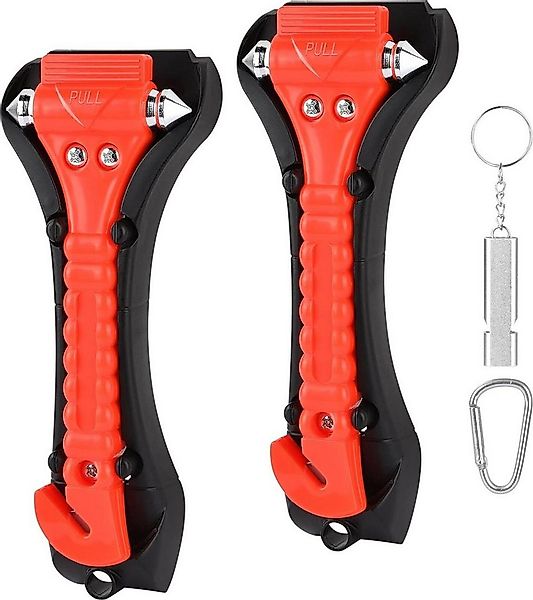 FELIXLEO Hammer Notfallhammer Auto mit Gurtschneider Sicherheitshammer (2-S günstig online kaufen