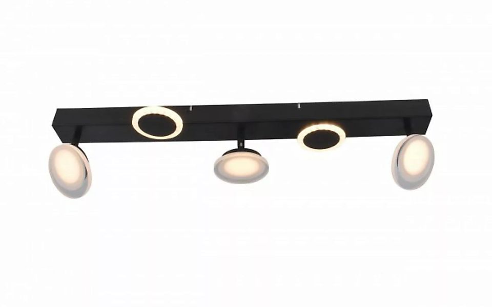 BRILLIANT MERIZA LED Deckenstrahler 70 cm Metall / Kunststoff Schwarz 3-Fla günstig online kaufen