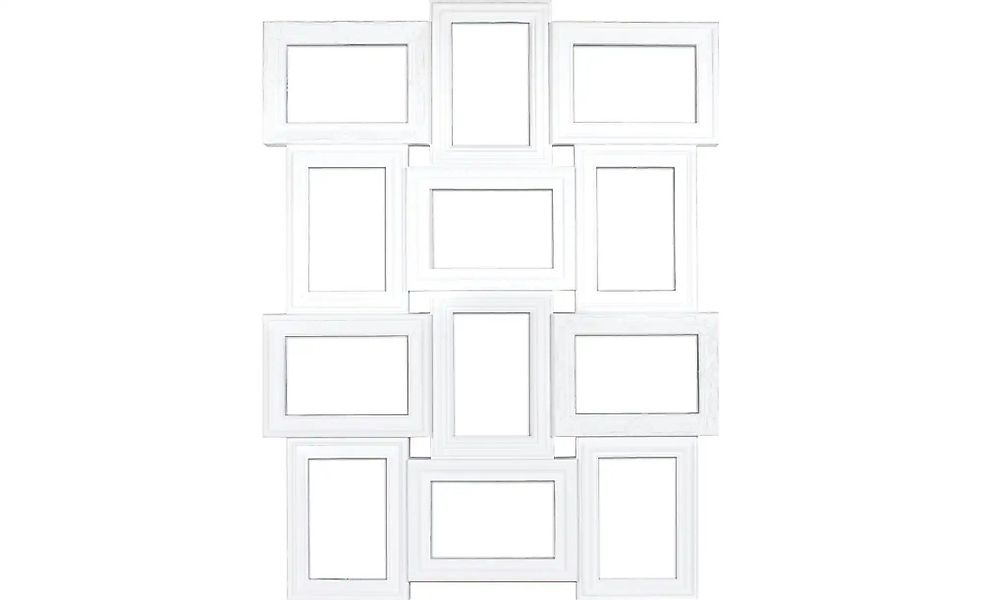 Collage   ¦ weiß ¦ Glas ¦ Maße (cm): B: 52,5 H: 69 T: 2.5 Accessoires > Bil günstig online kaufen