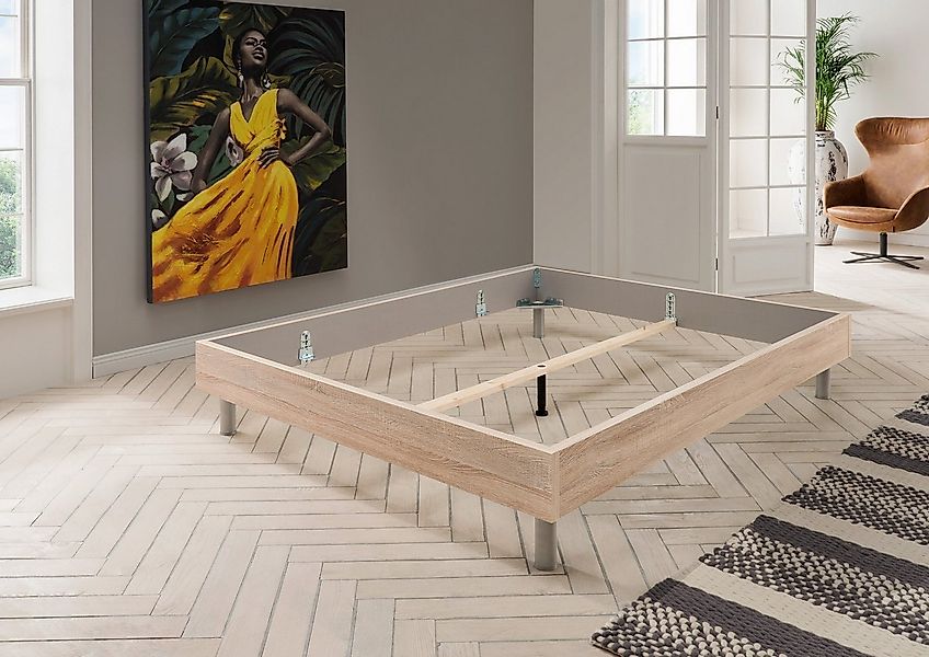 Wimex Bettgestell in Plankeneiche (BxHxT: 149x38x210 cm) günstig online kaufen