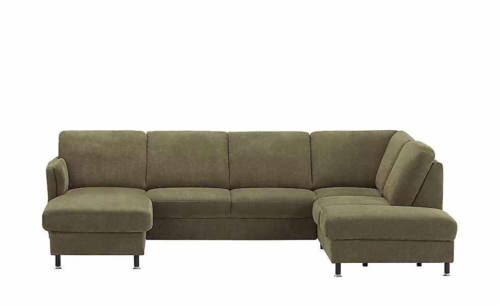 meinSofa Wohnlandschaft  Veit ¦ grün ¦ Maße (cm): B: 305 H: 90 T: 200.0 Pol günstig online kaufen