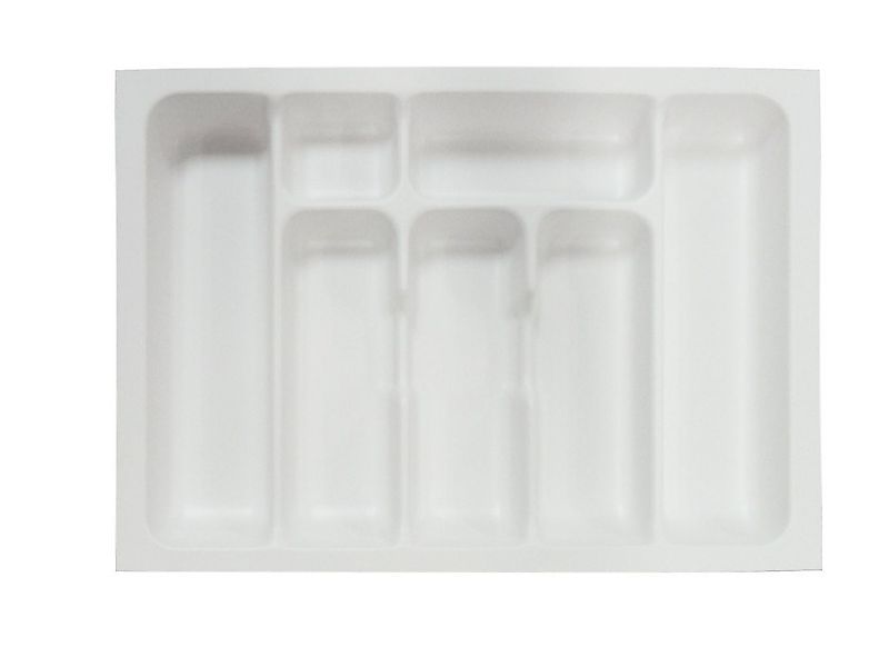 Flex-Well Besteckeinsatz Besteckeinsatz für 60 cm Schubkästen - Weiß aus Ku günstig online kaufen