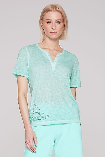 SOCCX Rundhalsshirt, mit fixierten Turn-Up-Ärmeln günstig online kaufen