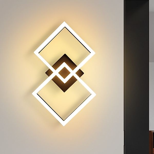 LETGOSPT LED Deckenleuchte 30W Küchenlampe Schwarz günstig online kaufen