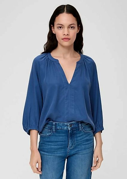 s.Oliver Langarmbluse Bluse aus Lyocell Garment Dye günstig online kaufen