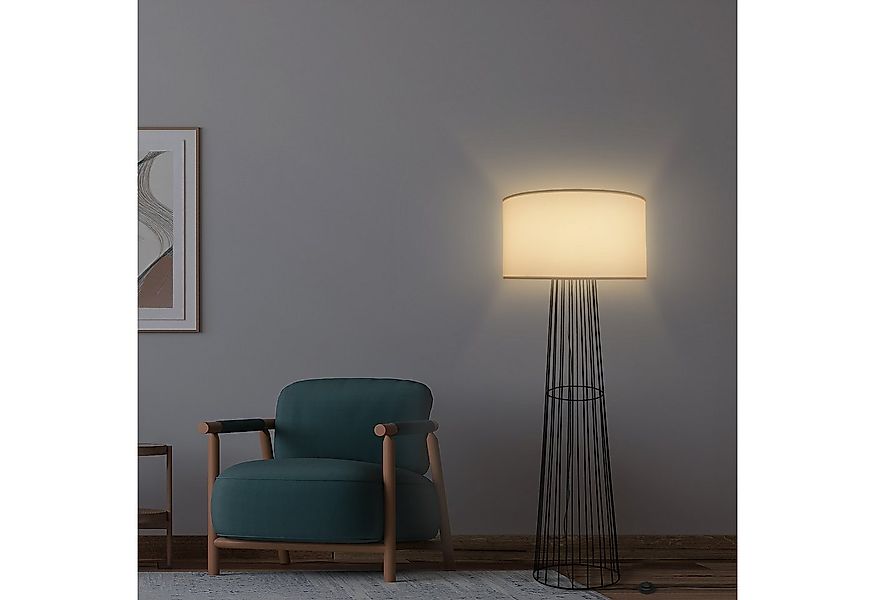 MeLiTec LED Stehlampe Swan, LED wechselbar, warmweiß günstig online kaufen