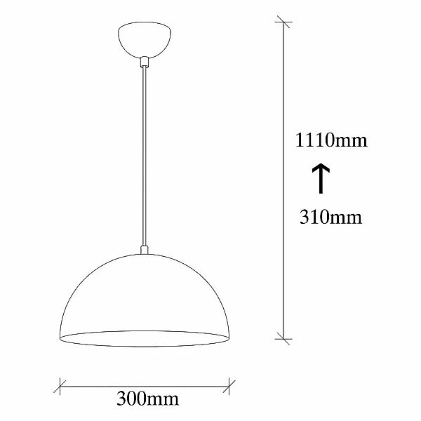 Hängeleuchte Berceste 231-S, silberfarben, Metall, Ø 30 cm günstig online kaufen