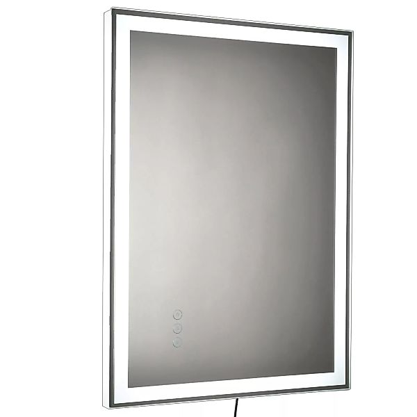 kleankin Badezimmerspiegel LED-Spiegel Nebelfreier Wandspiegel Touch-Schalt günstig online kaufen