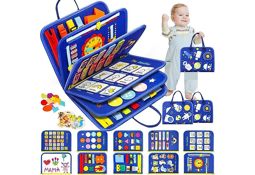 Bextcok Lernspielzeug Busy Board für Kinder, interaktives Activity Board Sp günstig online kaufen
