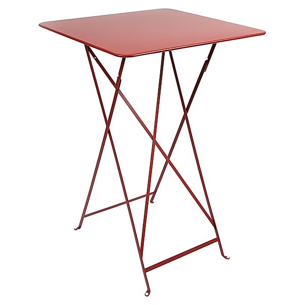 Bistro Stehtisch 71x71 Mohnrot günstig online kaufen