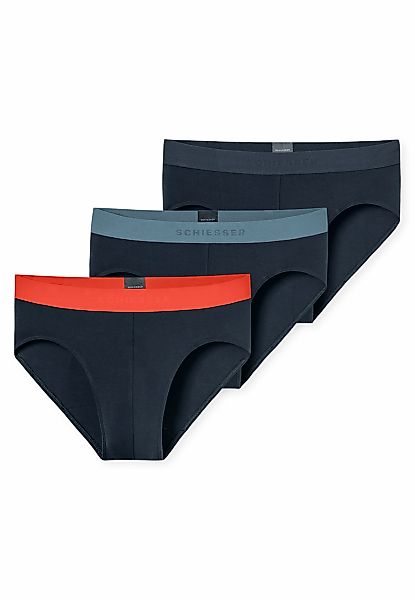 Schiesser Rioslip "95/5 Multipacks" 3er Pack, mit sportlichem Logo-Webgummi günstig online kaufen
