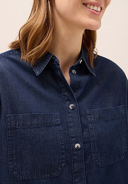 CECIL Hemdbluse im Denim-Look günstig online kaufen