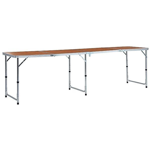 vidaXL Campingstuhl Klappbarer Campingtisch Aluminium 240 günstig online kaufen