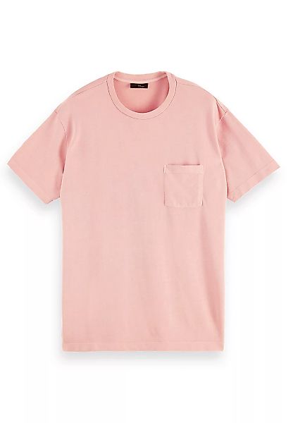 Scotch & Soda T-Shirt Men GARMENT DYED PIQUE CREWNECK TEE 160846 Wild Pink günstig online kaufen