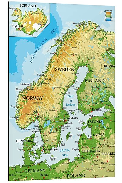 Posterlounge Poster Editors Choice, Skandinavien - günstig online kaufen