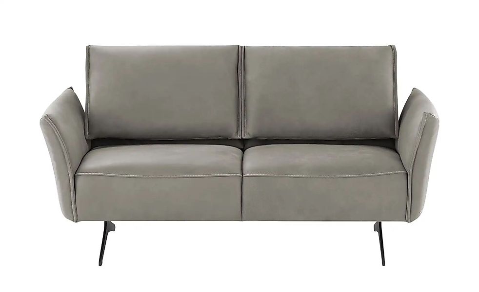 KOINOR Ledersofa  Vineto ¦ grau ¦ Maße (cm): B: 176 H: 110 T: 88.0 Polsterm günstig online kaufen