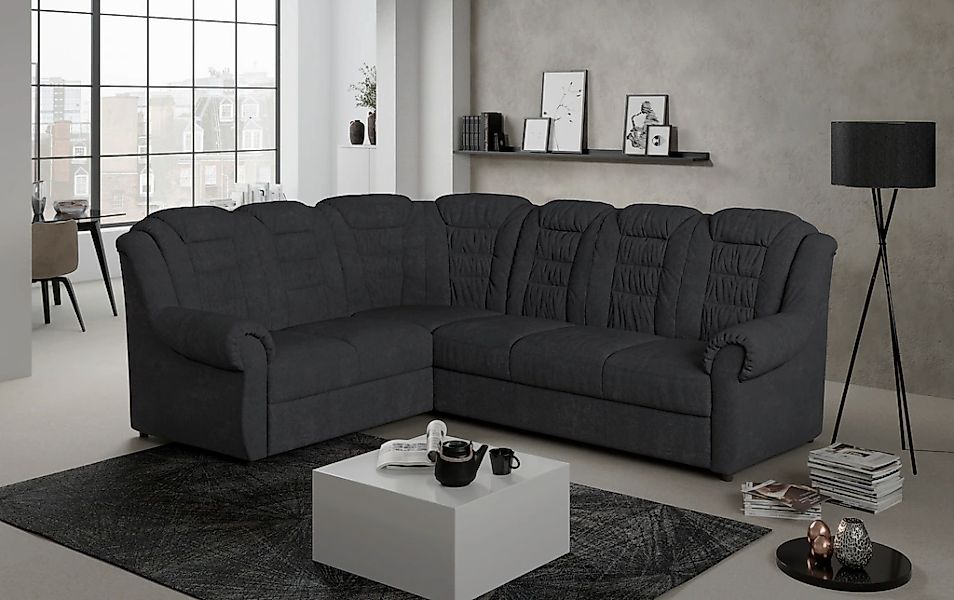 Home affaire "Boston L-Form" mit hoher Rückenlehne, wahlweise mit Bettfunkt günstig online kaufen