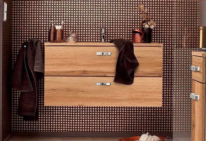 welltime "Ravenna" Badmöbel Waschtisch inkl. Waschbecken, Breite 100 cm, So günstig online kaufen