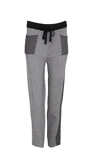Passioni Strickhose mit modischem Kontraststreifen-Muster günstig online kaufen