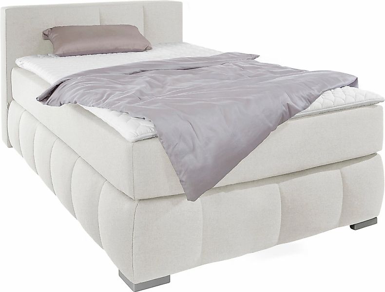 Home affaire Boxspringbett "Chelles" inkl. Topper, in XXL- Überlänge 220 cm günstig online kaufen