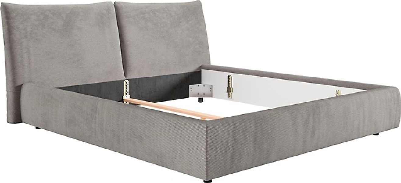 PLACES OF STYLE Polsterbett "Priora in 4 Breiten bis 200cm" auch in NaturLE günstig online kaufen