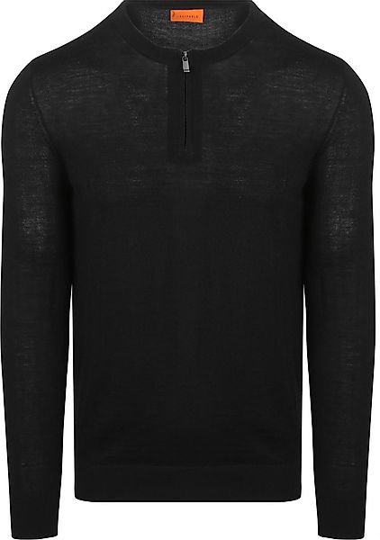 Suitable Crew Zip Merino Schwarz - Größe M günstig online kaufen