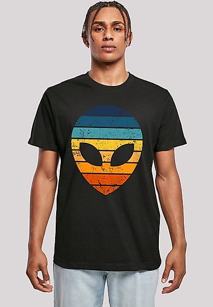F4NT4STIC T-Shirt Alien Sonnenuntergang Retro Premium Qualität günstig online kaufen