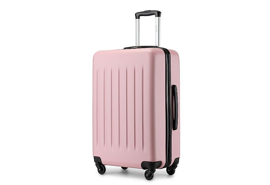 KONO Handgepäckkoffer Hartschale Koffer Zwillingsrollen ABS Handgepäck Bord günstig online kaufen