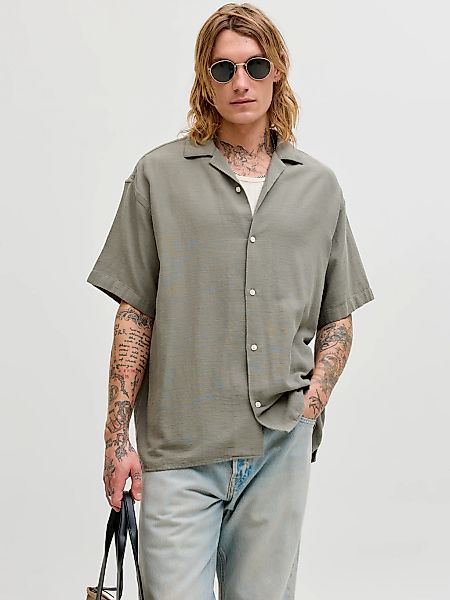 Jack & Jones Kurzarmhemd "JJELIAM RESORT SHIRT SS SN" Baumwolle, loose fit günstig online kaufen