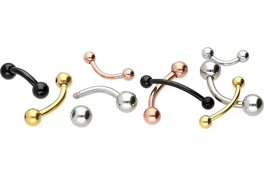 PIERCINGLINE Bauchnabelpiercing Chirurgenstahl Banane (Bananen / günstig online kaufen
