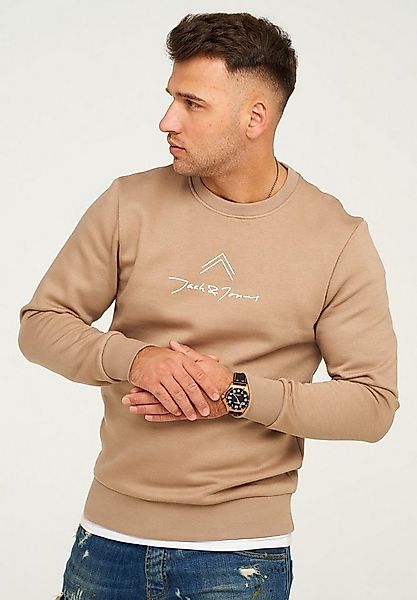 Jack & Jones Sweatshirt LABO SWEAT CREW NECK Rundhals Pullover mit Print Ba günstig online kaufen
