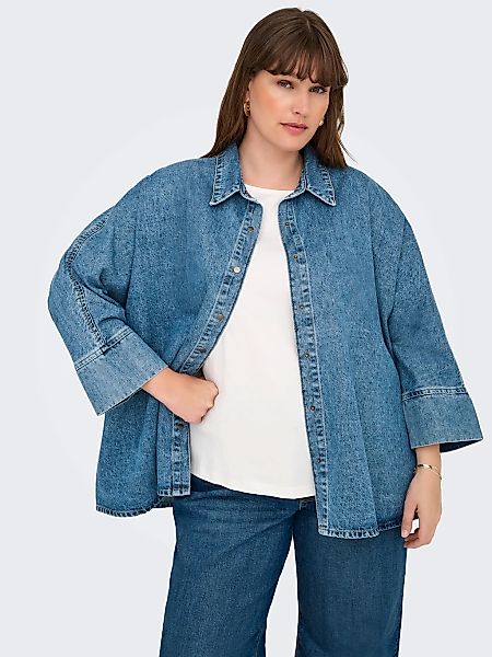 ONLY CARMAKOMA Jeansbluse "CARGRACE 3/4 DNM SHIRT CRO" günstig online kaufen