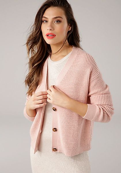 Laura Scott Strickjacke in modischer Kurzform günstig online kaufen