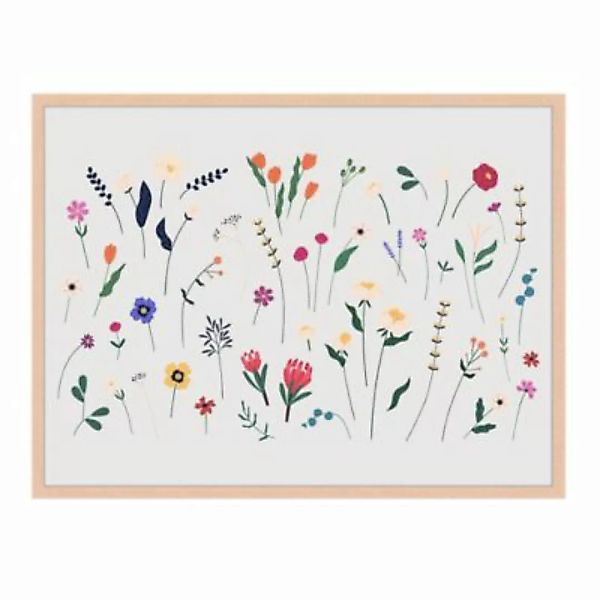 Any Image Wandbild Blumen beige Gr. 40 x 50 günstig online kaufen