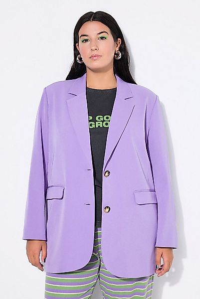 Studio Untold Blusenblazer Blazer Oversize Shape Leo-Futter günstig online kaufen