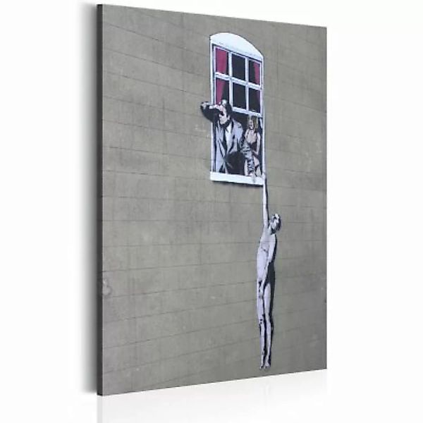 artgeist Wandbild Well Hung Lover by Banksy mehrfarbig Gr. 40 x 60 günstig online kaufen