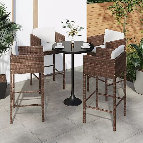 vidaXL Gartenstuhl Barhocker 4 Stk. mit günstig online kaufen