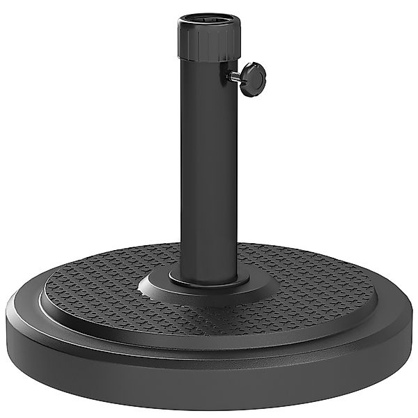 Outsunny Sonnenschirmständer aus Zement 22kg Rund Schirmständer mit Festste günstig online kaufen