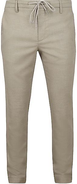 Alberto Hose Jump Flanell Herringbone Beige - Größe W 32 - L 32 günstig online kaufen