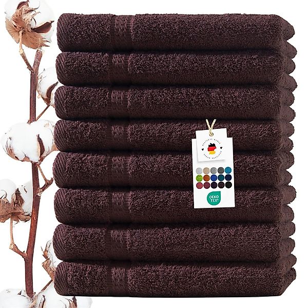 Carpe Sonno Handtuch Set 50x100 cm 100% Baumwolle Handtücher Set 500 g/m2 F günstig online kaufen